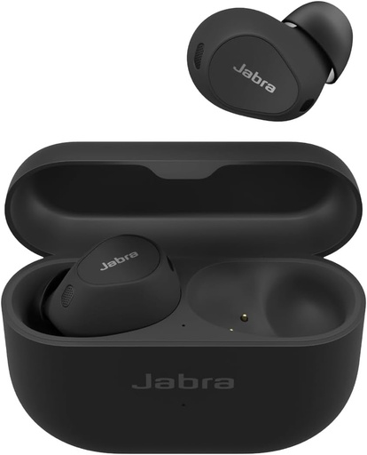 Căști Bluetooth intraauriculare fără fir Jabra Elite 10 cu anulare activă avansată a zgomotului, 6 microfoane încorporate și sunet Dolby Atmos - negru mat
