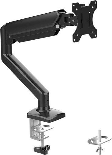 GRIFEMA GB2003-1, Suport pentru monitor PC 13-32 inch, Brat monitor PC VESA 75x75-100x100 MM, Rotire 360°, Inaltime reglabila, Sarcina maxima 9 KG, Negru