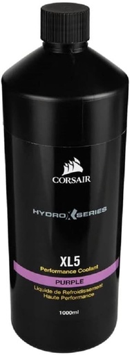 Corsair Hydro X Series, lichid de racire de performanta XL5, 1 l (culori stralucitoare translucide, lichid de racire de inalta performanta de lunga durata cu inhibitori de coroziune si bacterii) violet