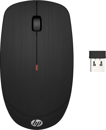 Mouse fara fir HP X200 (dongle USB, pana la 1600 DPI, autonomie mare a bateriei, dreptaci, stangaci) negru