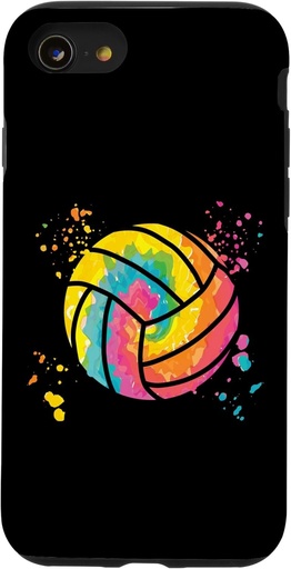 Husa pentru iPhone SE (2020) / 7 / 8 Jucator de volei Colorsplash Fete Copii Volei pe plaja