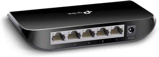Comutator Gigabit TP-Link TL-SG1005D cu 5 porturi, Plug & Play, nu necesită configurare, funcționare silențioasă, ideal pentru casă și birou, cadru din plastic, montare pe desktop sau pe perete