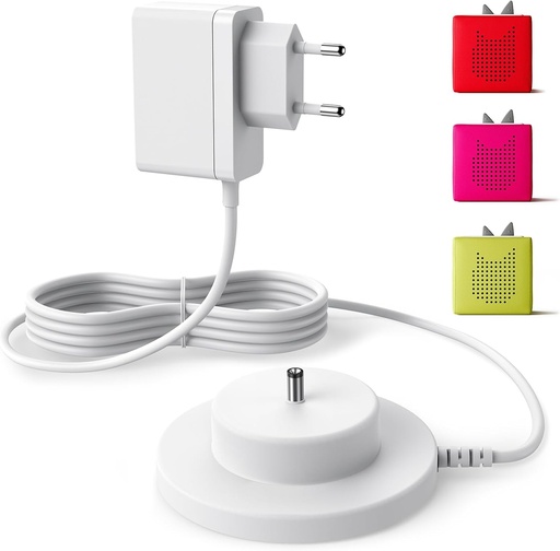 Incarcator statie de incarcare MULTIM 9V pentru Toniebox Compatibil cu playerul audio Tonie Box Poate inlocui cablul de incarcare original pentru Toniebox