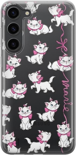 ERT GROUP Husa originala si cu licenta oficiala Disney pentru telefon mobil pentru Samsung S23 Plus Model Marie 008 Se potriveste perfect cu forma telefonului mobil, imprimata partial