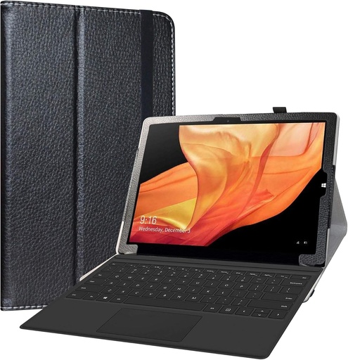 Husa Labanema pentru CHUWI UBook Pro, husa subtire din piele PU Husa de protectie Suport pliabil pentru tableta CHUWI UBook Pro de 12,3" - negru
