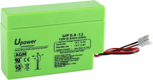 Putere Bleiakku AGM 0,8 Ah 12 V