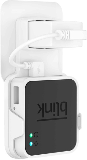 Suport de perete pentru modulul Cozycase Blink Sync, suport de perete pe priza hub WiFi pentru camera de securitate Blink XT pentru exterior si interior, fara fire dezordonate