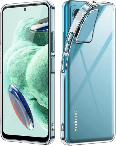 Husa Oprimio Crystal Clear pentru Xiaomi Redmi Note 12 Pro 4G [Husa din silicon] ​​[100% transparenta] [Material german] [Ultra subtire] Husa transparenta pentru telefon pentru Xiaomi Redmi Note 12 Pro 4G (Nu 5G)