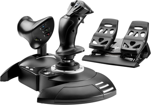 Kit complet Thrustmaster T.Flight X - Joystick, accelerație și pedale pentru Xbox Series X|S / Xbox One / PC