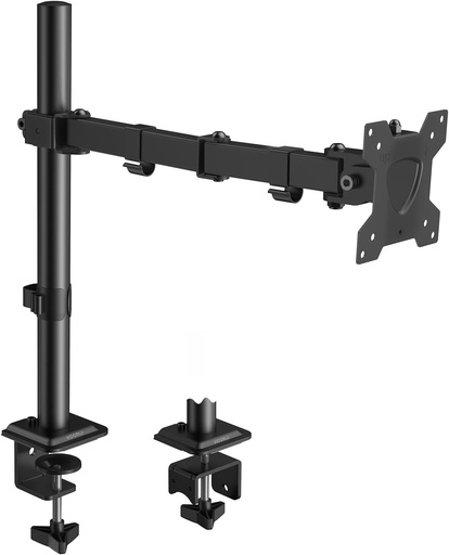 Suport pentru monitor KOORUI pentru 13-32 inchi, braț pentru monitor pentru ecrane LCD LED de până la 10 kg, ergonomic, reglabil pe înălțime, înclinare, rotativ, VESA 75x75/100x100mm
