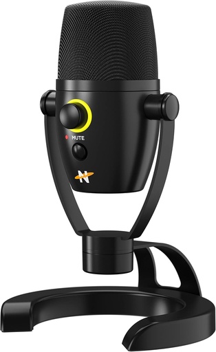 Neat Bumblebee II – Microfon profesional cu condensator USB unidirecțional cu ieșire digitală de sunet pe 24 de biți/96 kHz pentru înregistrarea audio, streaming, podcasturi și aplicații de jocuri