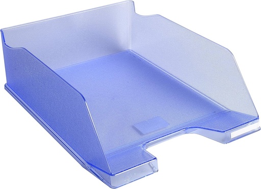 Exacompta 11510D 4-pachet Premium Combo Maxi DIN A4 Tavi pentru scrisori. Tavi de scrisori ideale pentru organizatia dvs. Tavi de dosar robuste si stivuibile in albastru ca gheata translucid.