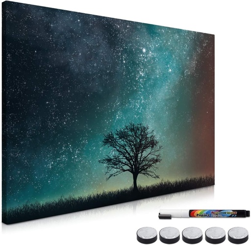 Tabla magnetica Navaris, tabla magnetica, tabla cu note pentru scris - avizier 60x40 cm in diverse modele - tabla lavabila cu suport, magneti si pix