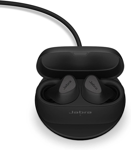 Căști Bluetooth Jabra Connect 5t True Wireless In-Ear cu anulare activă hibridă a zgomotului (ANC), tehnologie de apelare cu 6 microfoane, Bluetooth Multipoint și Microsoft Swift Pair - titan/negru