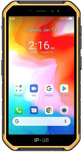 Ulefone Armor X7 Pro - Ecran HD+ de 5.0", 4000 mAh și 2 zile de viață a bateriei, IP68 + Certificare militară MIL-STD-810G, Cameră de 13 MP, Helio A20, 4 GB RAM + 32 GB stocare, Android 10, portocaliu
