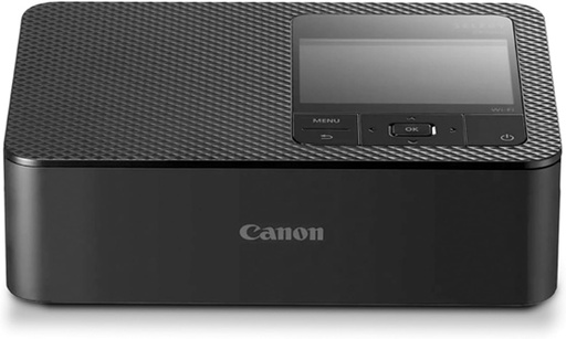 Imprimanta foto mobila Canon Selphy CP1500 (USB-C, Wi-Fi, wireless, sublimare termica, 300 x 300 DPI, slot pentru card de memorie pentru imprimanta, aplicatie Selphy Photo Layout) Negru