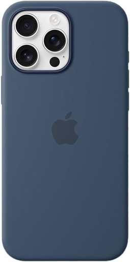 Husa din silicon Apple cu MagSafe pentru iPhone 16 Pro Max - Denim Blue