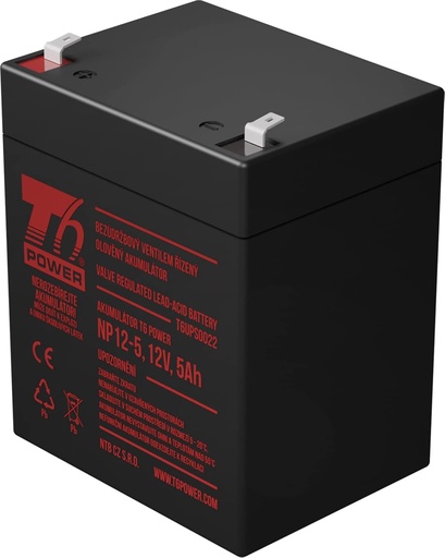 T6 Power Akku NP12-5, 12V, 5Ah