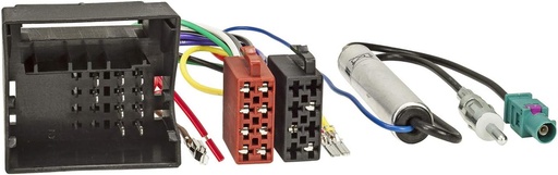 Adaptor ISO Sound-way Radio prin cablu, antenă Fakra compatibilă cu Citroen, Peugeot