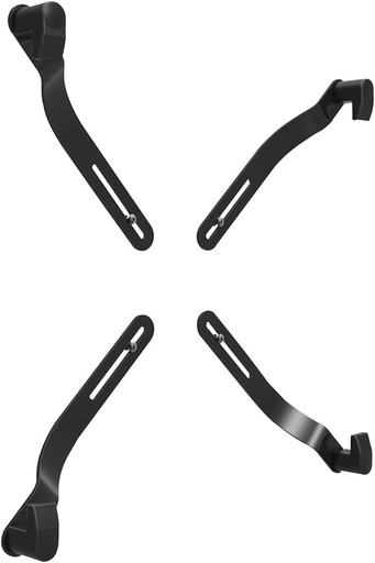 Adaptor DIGITUS VESA 75x75, 100x100 - Pentru monitoare fara suport VESA - Pana la 8 kg - Pana la 30 inchi - Negru, 25 x 22 x 6,3 cm