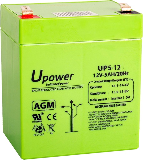 Alimentare AGM 5 Ah 12 V F2