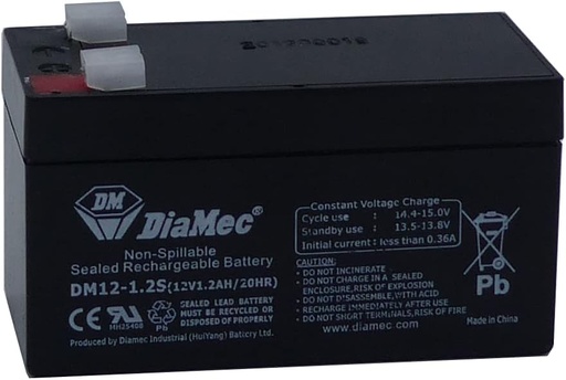 Baterie plumb Diamec AGM 12v 1.2Ah F1