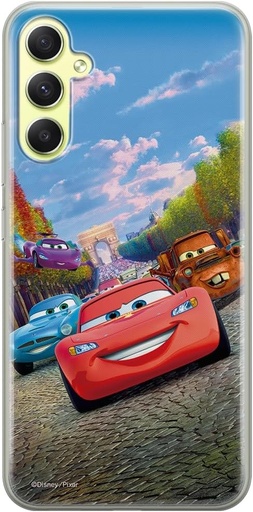 ERT GROUP Husa originala si cu licenta oficiala Disney Cars 001 Samsung A34 5G pentru telefon mobil, adaptata perfect la forma telefonului mobil, carcasa din TPU