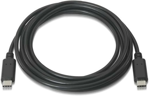 CABLU AISENS USB 2.0 USB TYPE-C MASCUL LA USB TYPE-C MASCUL 3A 1M NEGRU A107-0056