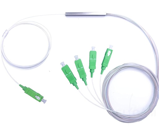Elfcam(R) - Splitter de fibra optica monomod PLC (1x4, SC/APC)