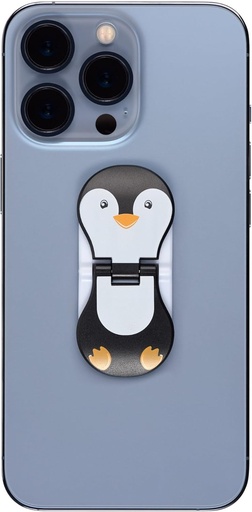 Grip si suport pentru telefon mobil ZipGrips | Suport universal pentru degete pentru telefon mobil | Suport extensibil ultra subtire | Compatibil cu incarcare fara fir
