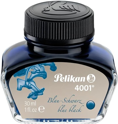 Pelikan 301028 Flacon de cerneală 4001, 30 ml, 1 bucată, albastru/negru