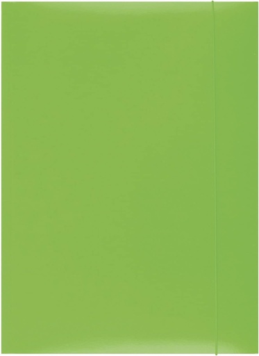 PRODUSE DE BIROU 21191131-02 Dosar cu banda elastica carton, A4, gramaj 300 g/m², 3 clape, verde