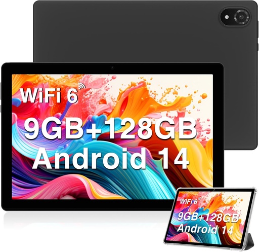 Tabletă DOOGEE U10 WiFi 6 Android 13, 9GB RAM + 128GB ROM, Tabletă de 10,1 inchi, 1280 x 800 IPS, Face ID, Bluetooth 5.0, 5060mAh, OTG, TÜV Rheinland, Tablet PC, 8MP + 5MP, Gri