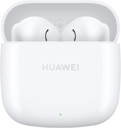 Casti Bluetooth fara fir HUAWEI FreeBuds SE 2, pana la 40 de ore de viata a bateriei, compacte si confortabile de tinut, IP54, incarcare rapida, cu iOS, Android si Windows, alb