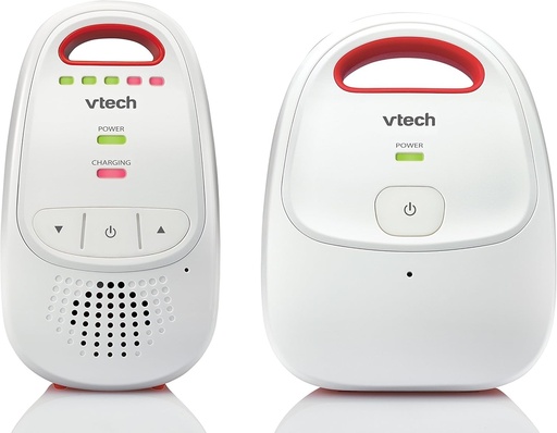 Monitor audio digital pentru bebelusi VTech BM1000, unitate pentru parinti cu baterie reincarcabila, raza lunga de actiune, transmisie digitala fara fir, monitor pentru bebelusi cu sunet clar, Plug & Play, indicator de sunet si alerte