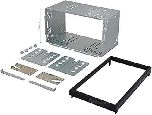 Sistem audio auto Jf Sound 2 din cușcă radio auto dimensiune standard cadru metalic universal pentru radio auto cu cadru, cușcă dublu din, înălțime 103 mm