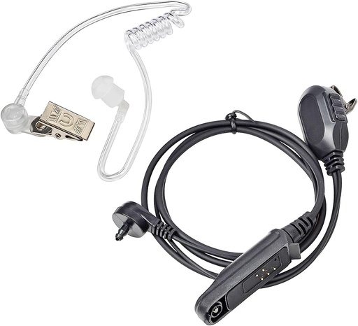 HYS Casque Radio 2 brose compatibile cu Baofeng UV-9G UV-9R GT-3WP UV-9R Plus UV-9R Plus MK1 UV-9R Pro UV-82WP(T-56) BF-T57 BF-9700 (tub transparent)