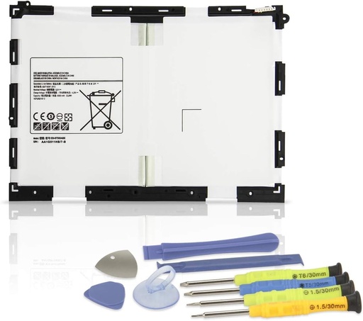K KYUER 3.8V 22.8Wh 6000mAh EB-BT550ABE Tableta Baterii de schimb pentru Samsung Galaxy Tab A 9.7 SM-T550 SM-P550 SM-T555 SM-P555(3G, 4G/LTE&WiFi) S-Pen Model SM-EB-5555C1 SM-T55555C1 Instrumente