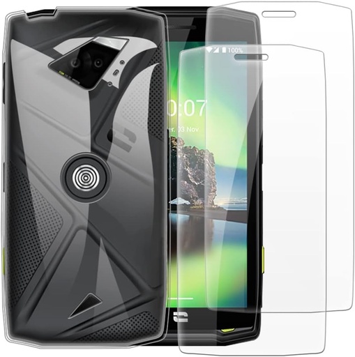 Husa Shantime pentru Crosscall Action-X5 Husa de protectie din silicon TPU cu gel moale pentru Crosscall Core-X5 (5,4 inchi) (negru)