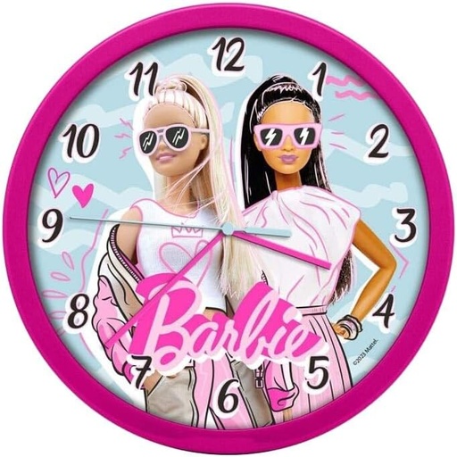 Licențiere pentru copii - Ceas de perete Barbie