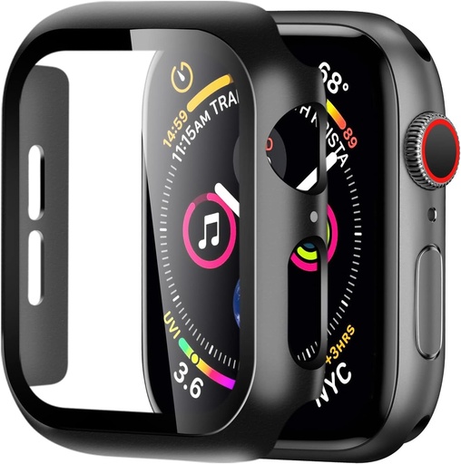 BELIYO SchutzhA1/4lle Apple Watch Displayschutzfolie PC GesamtschutzhA1/4lle pentru Apple Watch SE2/SE/6/5/4 40mm schutzhA1/4llei1/4^40mm, Schwarz''