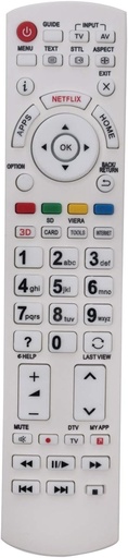 Vinabty N2QAYB000842 N2QAYB001009 - Telecomando di ricambio pentru Panasonic TX-55AS802B TX-60AS802B TX-L32E6B TX-L32EW6B TXL42DT60E TX-L42DT60E TXL42DT60E