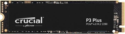 Crucial P3 Plus SSD 2TB PCIe Gen4 NVMe M.2 SSD intern, până la 5.000 MB/s, compatibil cu laptop și desktop, unitate SSD - CT2000P3PSSD801