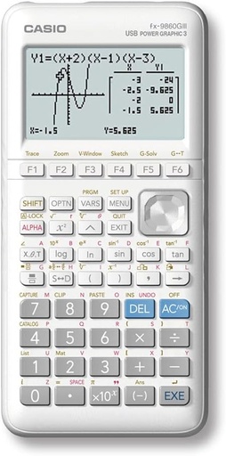 Casio FX-9860GIII - Calculator grafic monocrom fără CAS, alb