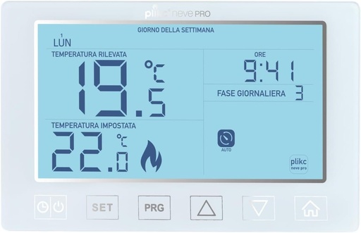 Plikc - Cronotermostat saptamanal digital - Neve (Neve PRO)