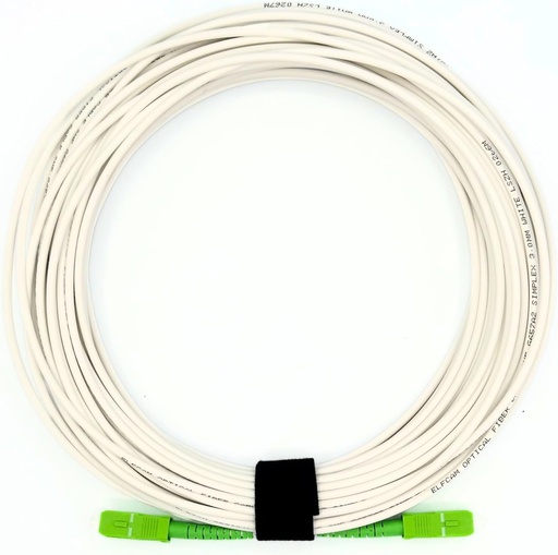 Octofibre - Cablu Fibra Optica Orange SFR Bouygues - 20m - Armat cu ecranare Kevlar - Prelungire/Jartiera - SC APC - Pentru T
