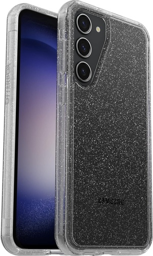 Husa transparenta OtterBox Symmetry pentru Samsung Galaxy S23+, rezistenta la socuri, rezistenta la cadere, husa subtire de protectie, testata de 3 ori conform standardului militar, protectie antimicrobiana, praf de stele