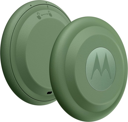 Motorola Moto Tag - Smart Tracker, 1 pachet (compatibil Android 9+, Bluetooth 5.4, rezistenta la apa IP67, USB-C, banda ultra-larga, gasitor pentru chei, bagaje etc.), Jade Green
