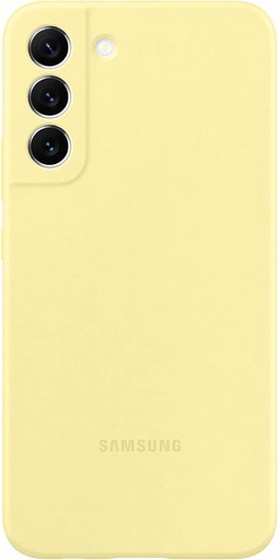Husa din silicon pentru smartphone Samsung EF-PS906 pentru Galaxy S22+, husa pentru telefon mobil, silicon, husa de protectie, rezistenta la socuri, subtire si anti-alunecare, galbena
