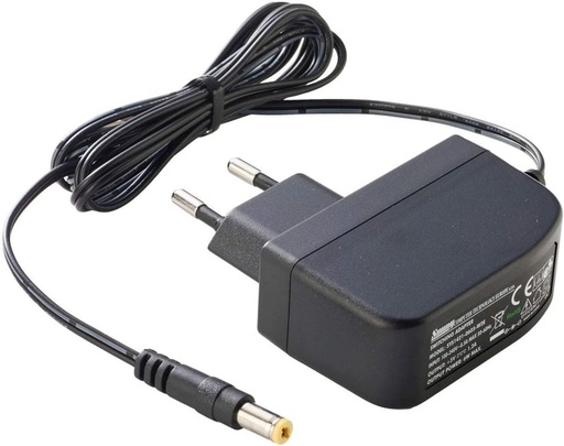 Sursa de alimentare universala PremiumCord 230 V/ 12 V/ 0,5 A DC, adaptor de alimentare AC/DC, adaptor de alimentare si cablu de alimentare pentru routere si alte dispozitive de 12 V, mufa de iesire 5,5 mm / 2,1 mm, ppadapter-148